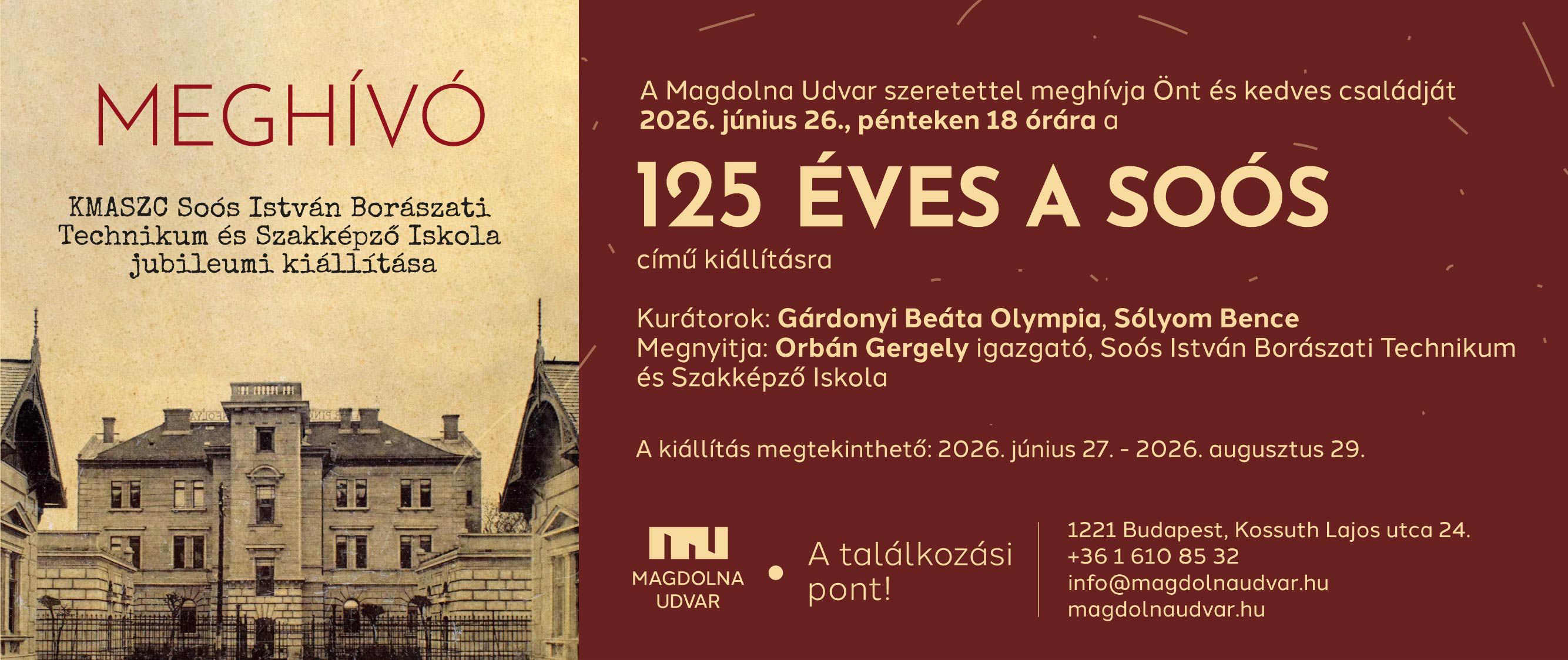 125 éves a Soós