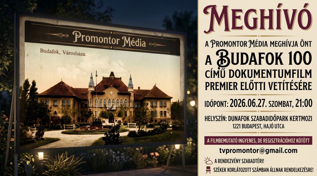 Budafok 100 című dokementumfilm premier előtti vetítése